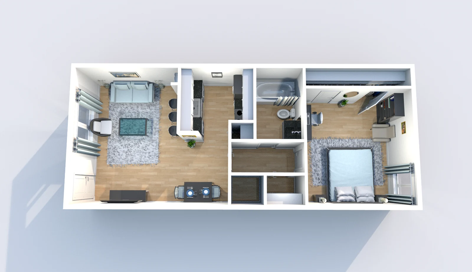 Establishment — floor plan, Plan A1 · 1 bed
